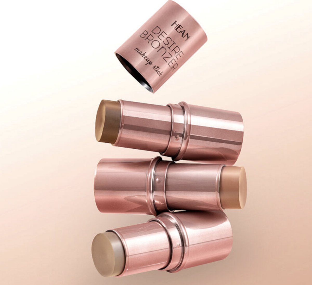 Desire Bronzer Stick - kleur 02 Milky Coffee - Hean Cosmetics