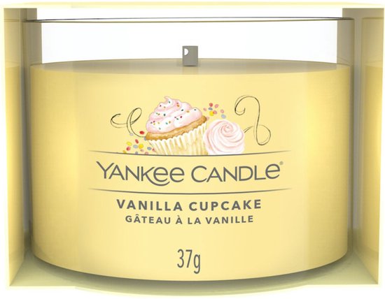 Yankee Candle Geurkaars Filled Votive Vanilla Cupcake - 4 cm / ø 5 cm