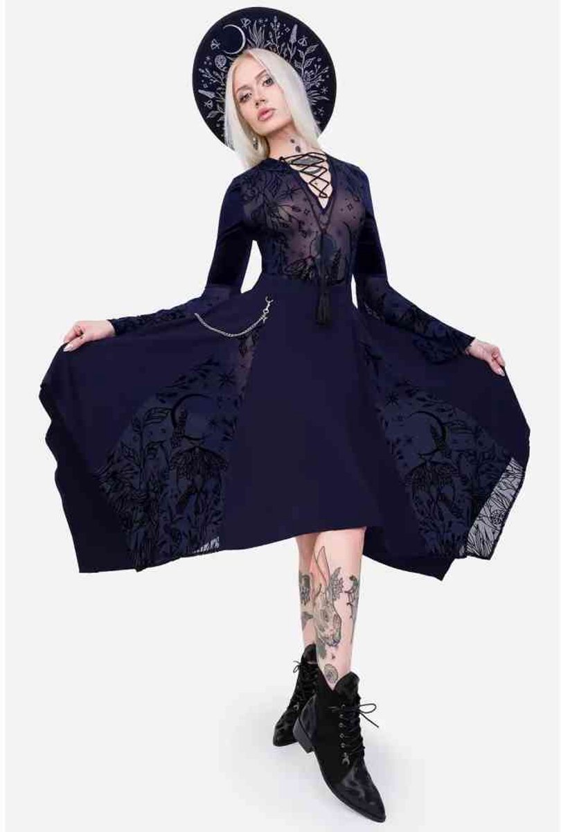 Restyle - LUMINARY Rok - 4XL - Donkerblauw