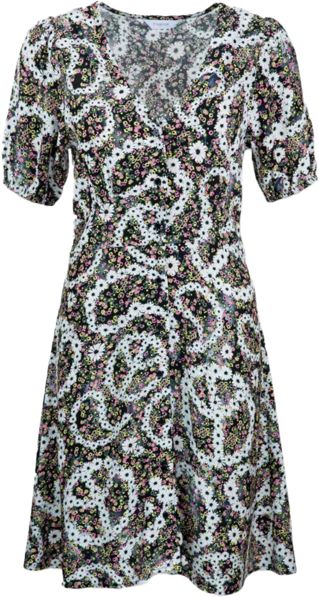 Frogbox - blouse jurk bloemen print - maat 36