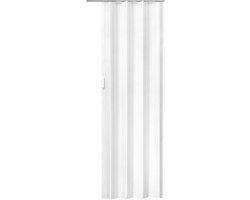 tectake® Vouwdeur Harmonicadeur Vouwwand - met Schuifhandgreep – Waterbestendig en Plaatsbesparend – 80 x 203 cm – Op Maat Snijdbaar en Met Magneetsluiting