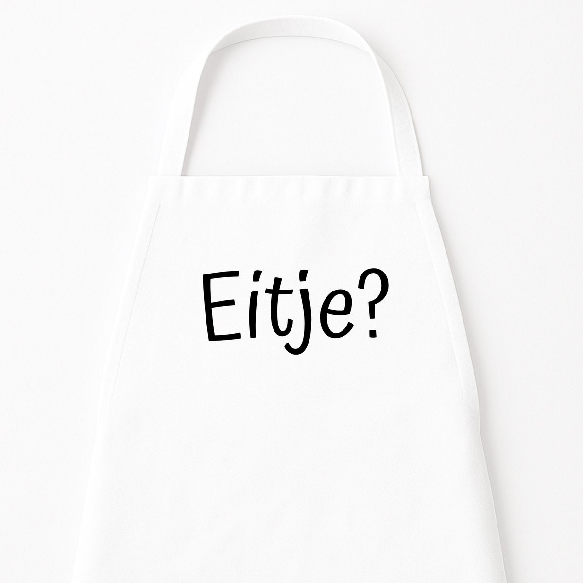 Keukenschort "Eitje?" | Cadeau voor Ontbijt- en Bakliefhebbers | Grappig kookschort