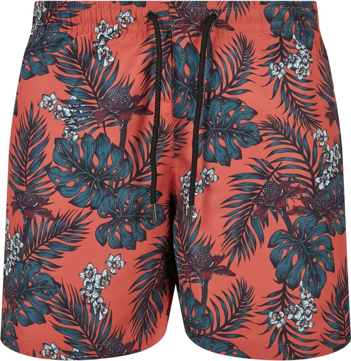 Urban Classics Pattern dark tropical aop Zwemshorts XS Multicolours Multicolor