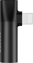 Baseus L43 Lightning Lightning + 3.5 mm Audio Zwart
