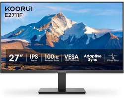 Koorui E2711F - Full HD IPS Monitor - 27 Inch - 100 Hz - 6ms