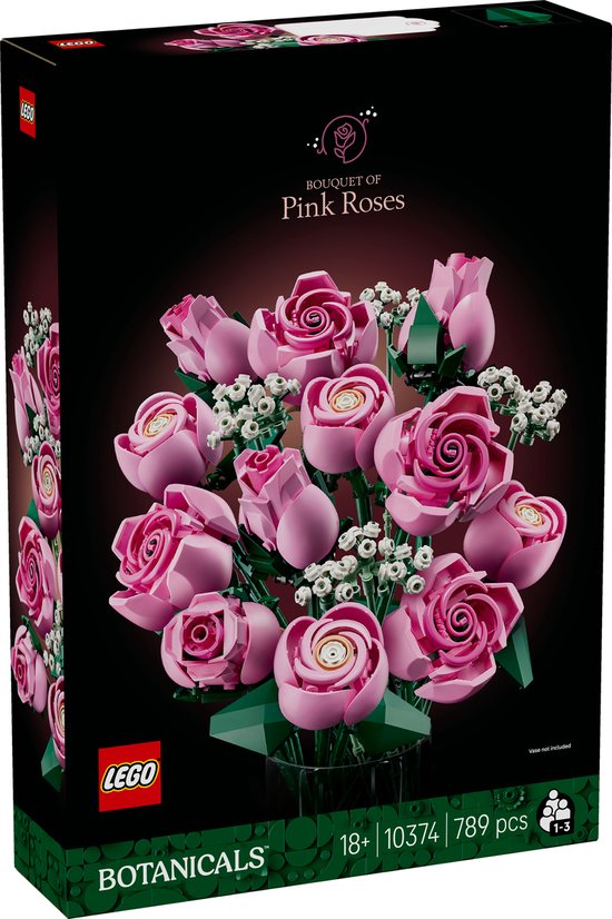 LEGO Botanicals 10374 Bouquet of Pink Roses bouwset voor volwassenen kopen