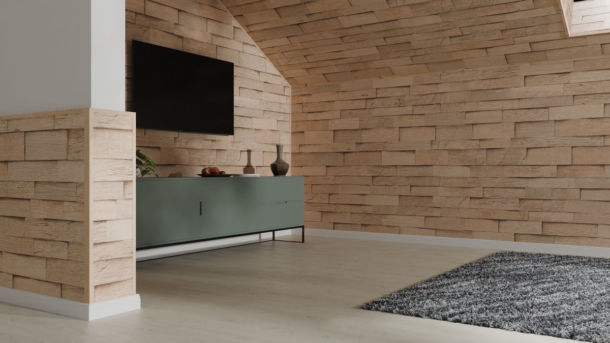 EGGER DecoWall wandpaneel/wandbekleding DO007 Laxfield eik 1250 mm x 660 mm x 12 mm