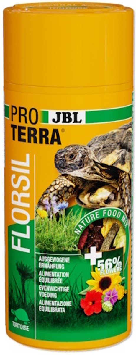 JBL ProTerra Florsil natuurlijk primair bloemenvoer voor landschildpadden 250ML