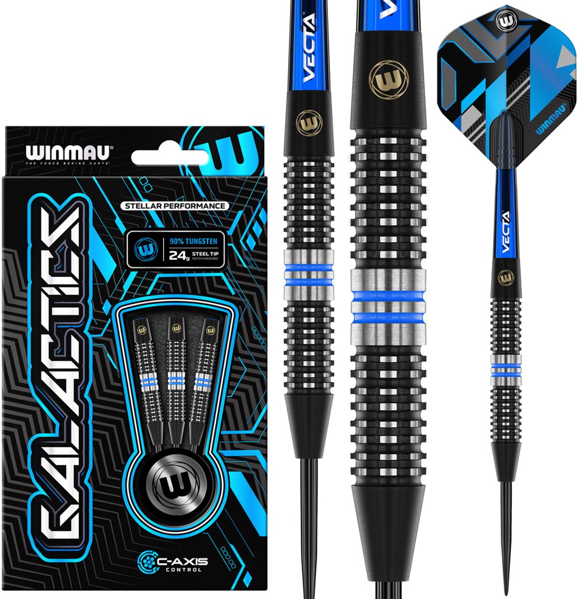 Winmau Galactics 90% - Dartpijlen