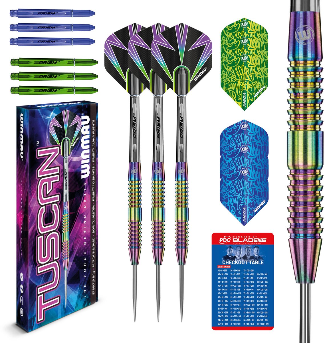 Winmau Tuscan 90% Dartshopper Exclusives - Dartpijlen