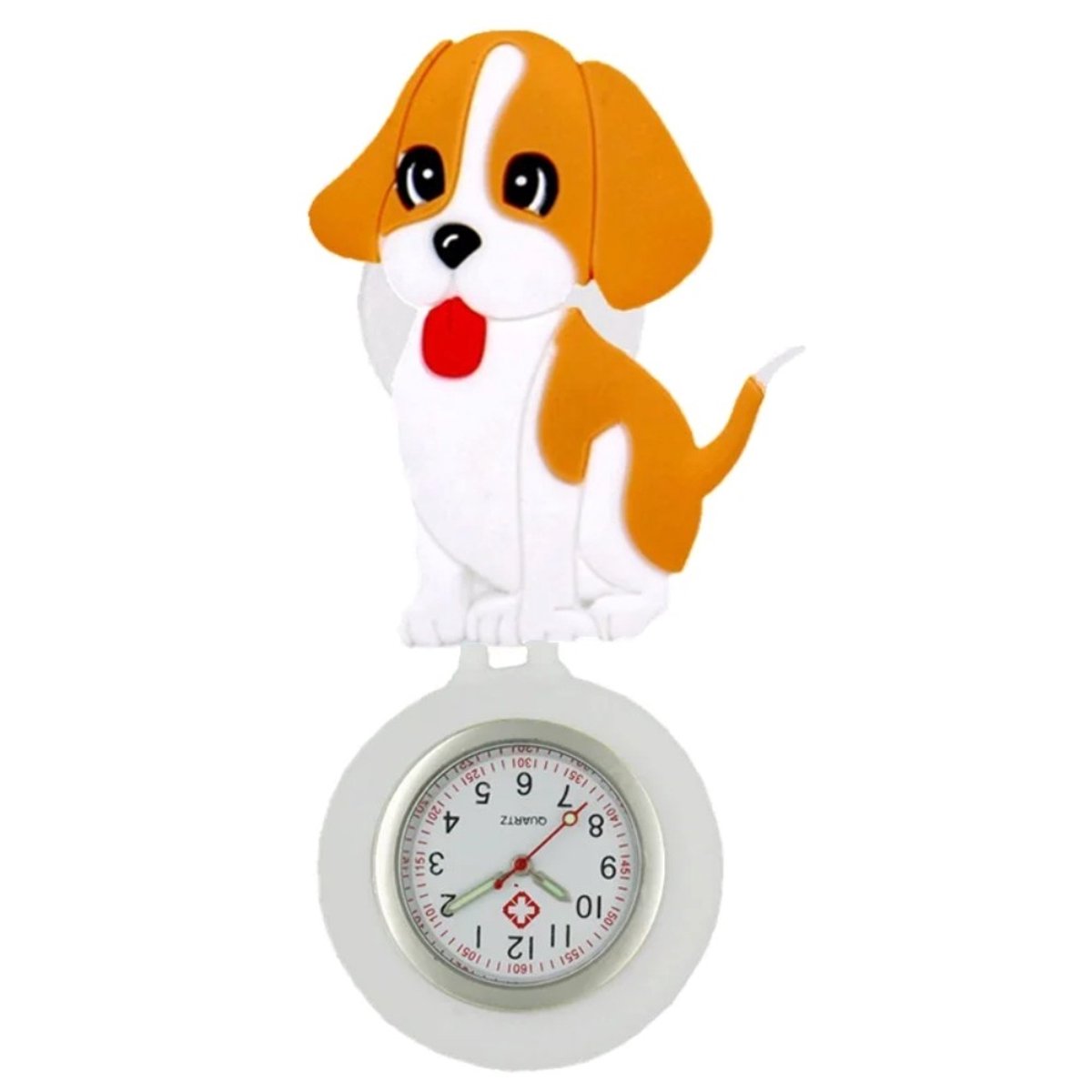 Fako® - Verpleegstershorloge - Zusterhorloge - 3D Roller - Hond