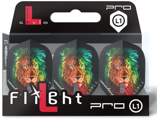 L-Style L1 Pro Dominik Grullich Black - Dart Flights van L-Style — afbeelding 2