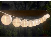 MELINERA® White Solar lichtketting - 10 energiebesparende LED's - Lange levensduur - Tijdschakelaar - Spatwaterdicht - Tuin