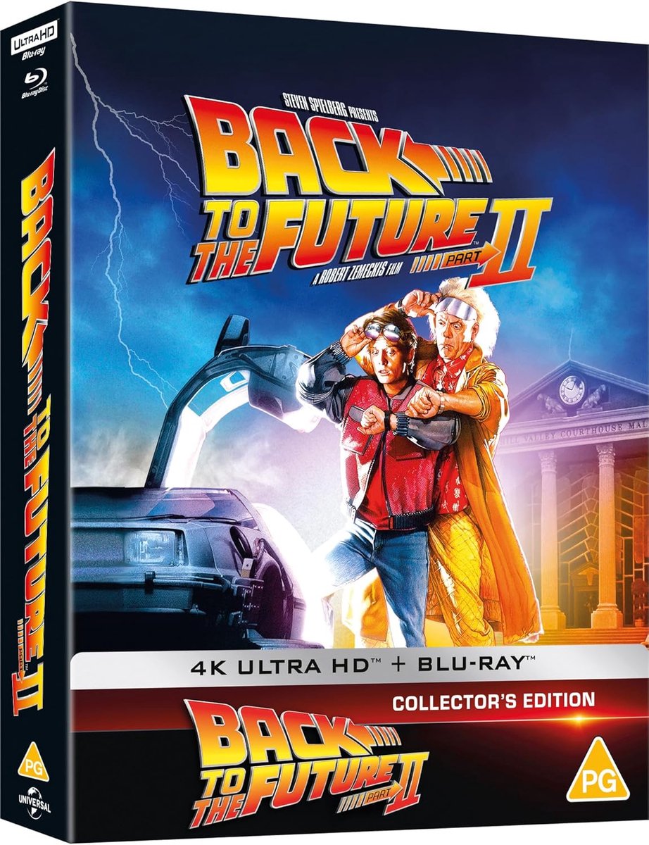 Back to the Future 2 - Limited Collector's Steelbook - 4K Ultra HD + Blu-ray - Import