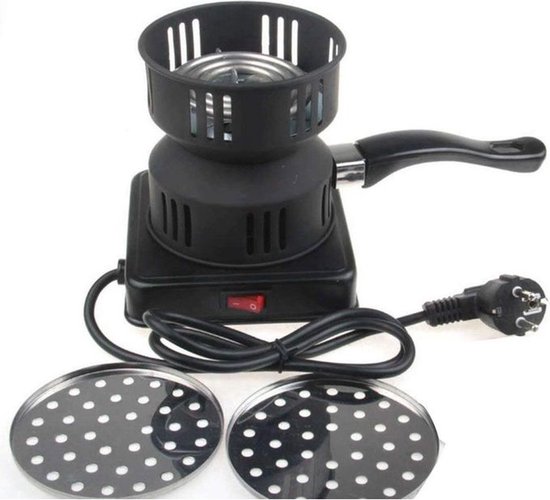 Borvat® Elektrische kolenbrander – Snelstarter voor houtskool – Compact kooktoestel voor BBQ en camping – Snel en veilig aansteken voor BBQ en camping-650W — afbeelding 3