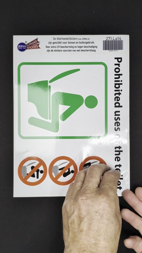 Waarschuwingsstickers Houd Het Toilet Schoon Reinig De Toiletpot Na Gebruik 3 Ronde Stickers 9 5 Cm 1278096656