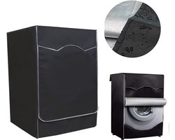 wasmachine hoes - voorlader drogerhoes - waterdicht - stofdicht - zonwerend - Geschikt voor opzet- en droogkasten buiten - geschikt voor de meeste wasmachines en drogers op de markt - 60 x 60 x 88 cm - zwart