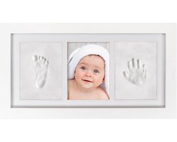 Baby hand- en voetafdruk makers kit voor pasgeboren geschenken - Gepersonaliseerde mijlpaal cadeau en geheugen fotolijsten