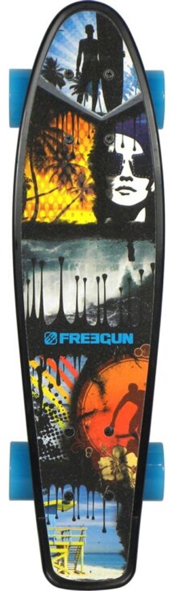 Freegun Vintage Pic Penny Board Zwart