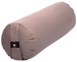 Yoga Bolster Eco Taupe Rond - Lotus