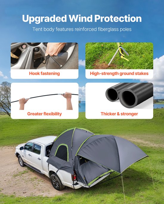 VEVOR Auto Tent Kofferbak Kampeertent Luifel Zonwering Vrachtwagen 162cm van Vevor — afbeelding 2