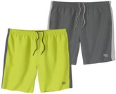 ATLAS FOR MEN - Set van 2 sportieve shorts - Heren - Verkrijgbaar in grote maten - 5XL