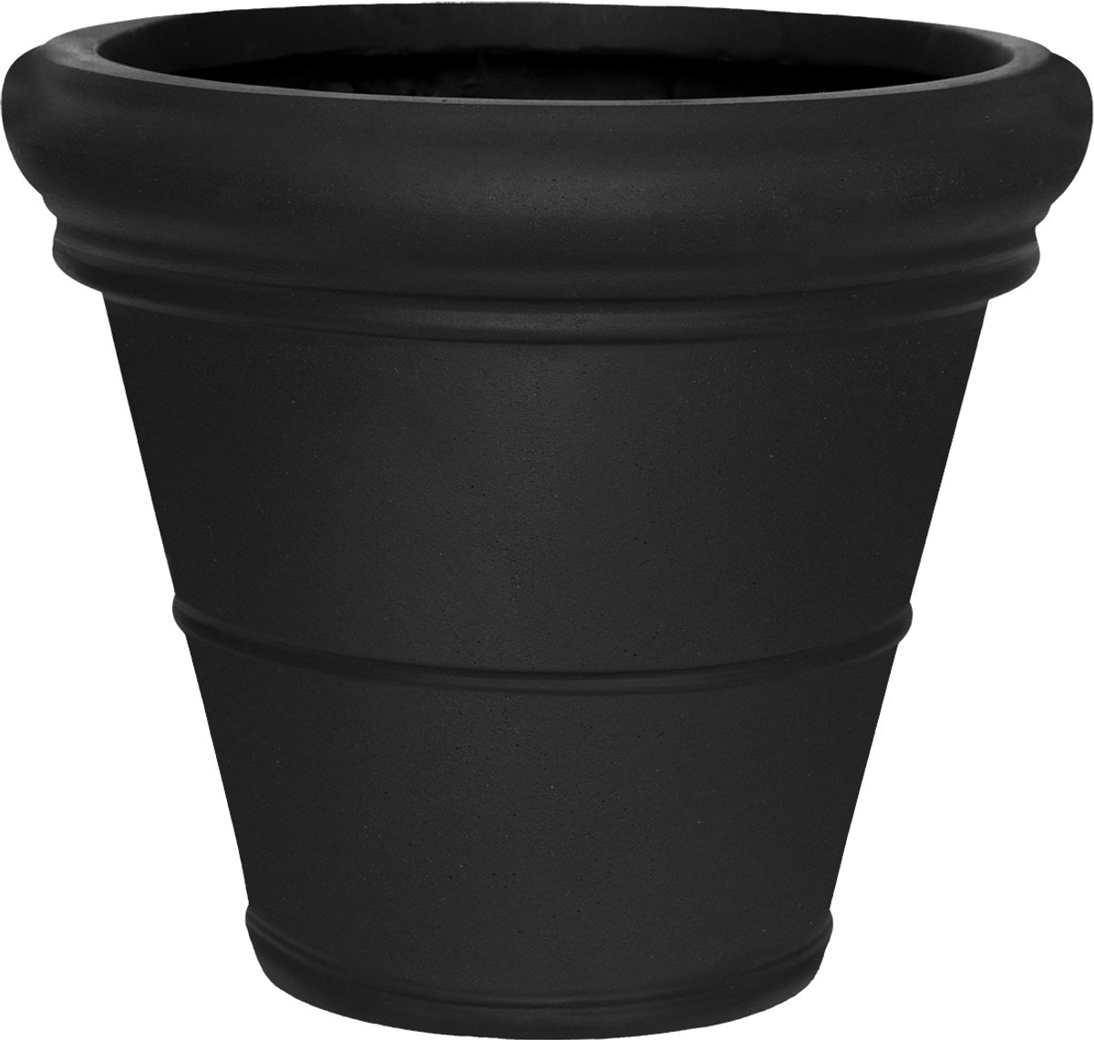 Pottery Pots - Plantenbak - Bucket Low Classic S - Ø41cm x H38cm - Black