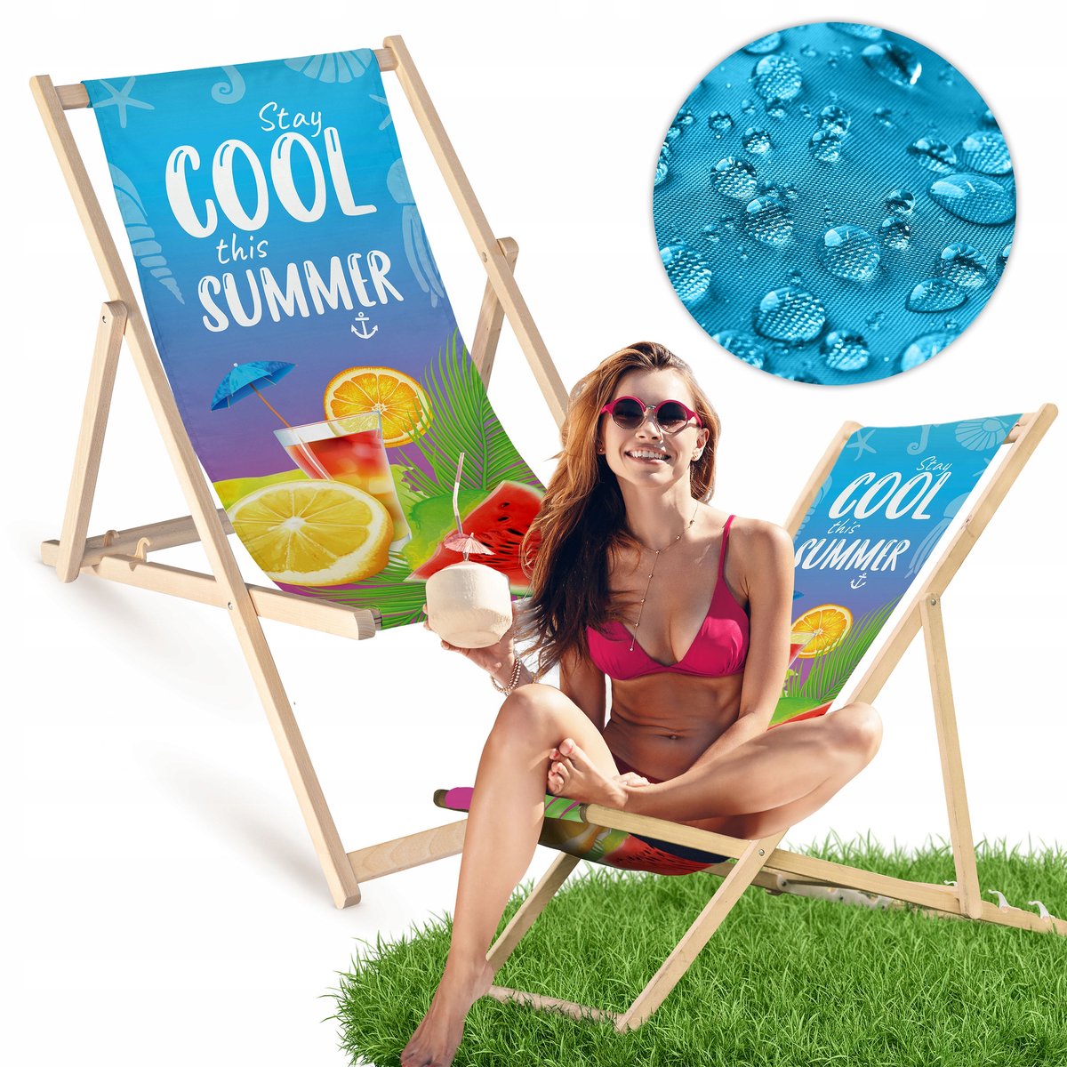 Houten Ligstoel Beukenhout - Comfortabel & Duurzaam voor Tuin & Strand