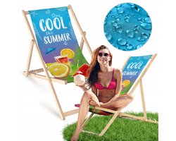 Houten Ligstoel Beukenhout - Comfortabel & Duurzaam voor Tuin & Strand