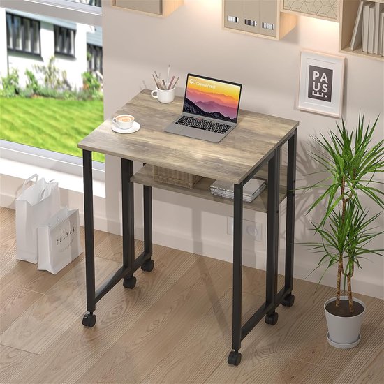 Computertafel, inklapbaar bureau, studeertafel, bureautafel, voor