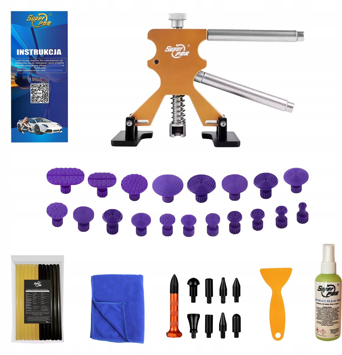 Super PDR Deuktrekker Set - Professioneel Gereedschap voor Autoherstel