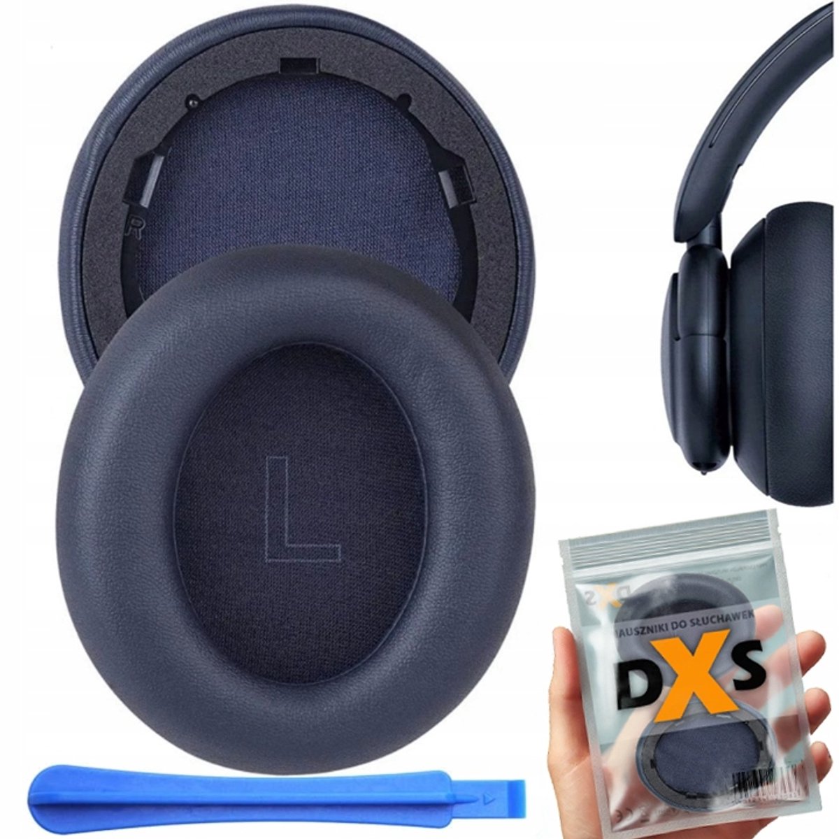 Misselijkheidspads voor Anker Soundcore Life Q30/Q35 - Navy Blauw