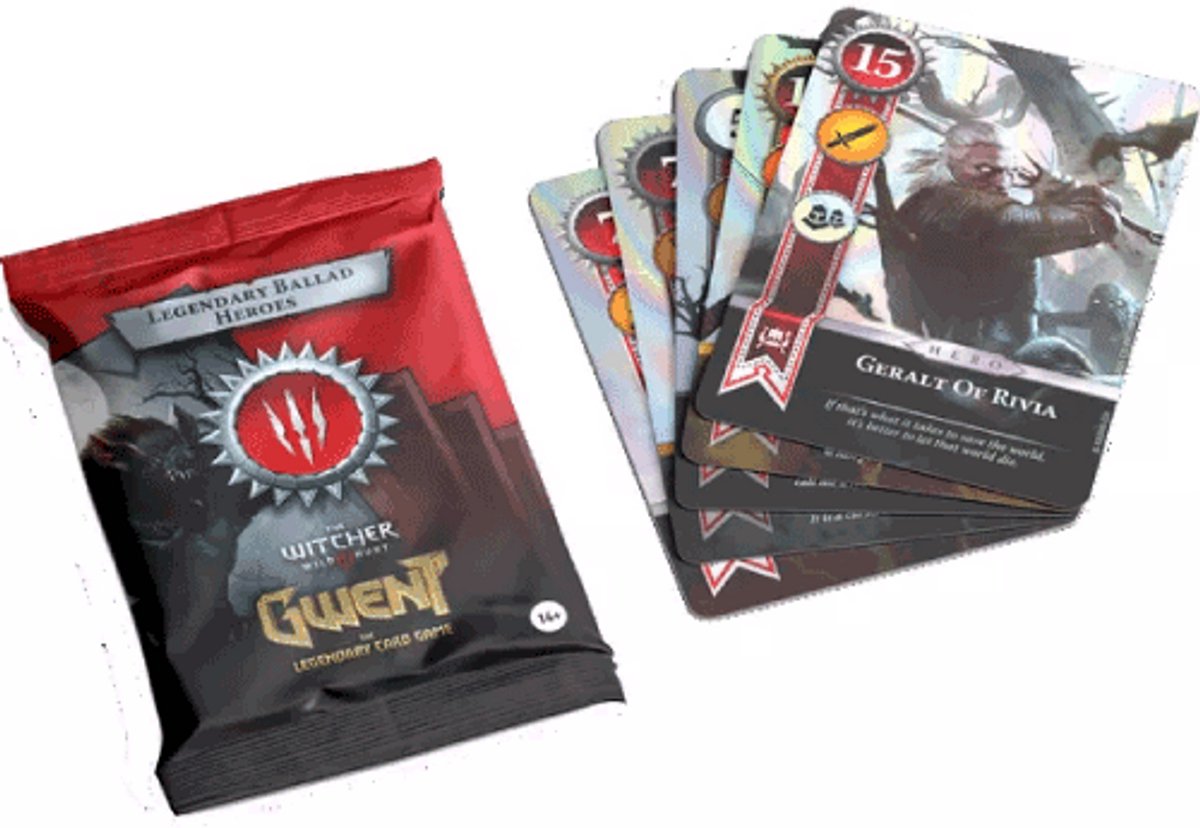 MNKY Entertainment Gwent legendarische foilkaarten Monsters The Witcher.