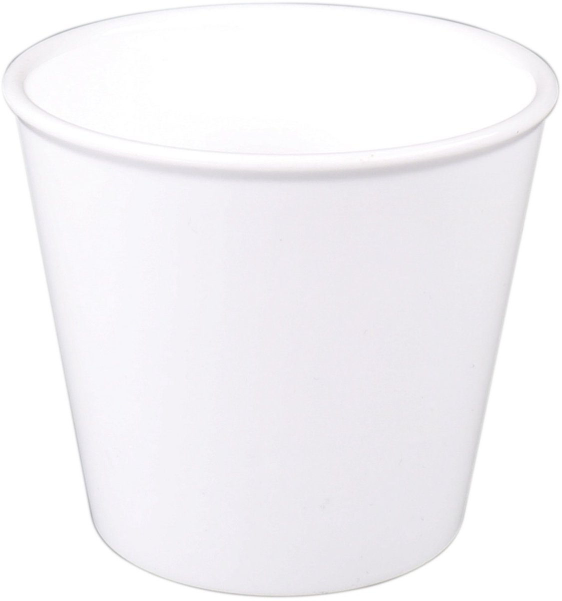 Beker- cup - 250 ml- 9 stuks- onbreekbaar- reusable- ornamin- wit