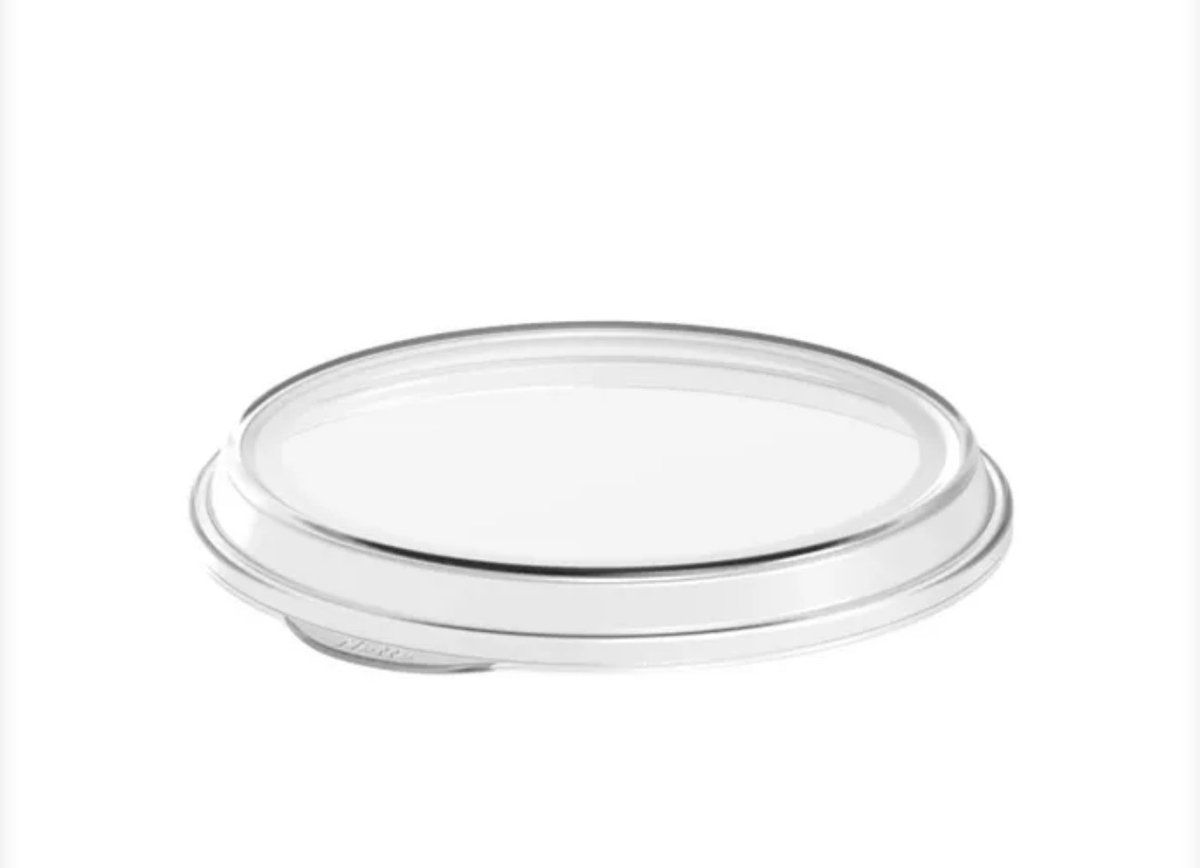 Deksel voor foodbowl- 1200 ml- circ- 47 stuks- transparant- 211 x18 mm- deksel- bowl schaal