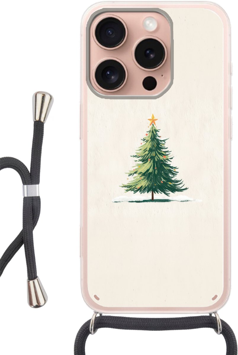 Kerstboom - Illustratie - Ster - Sneeuw
