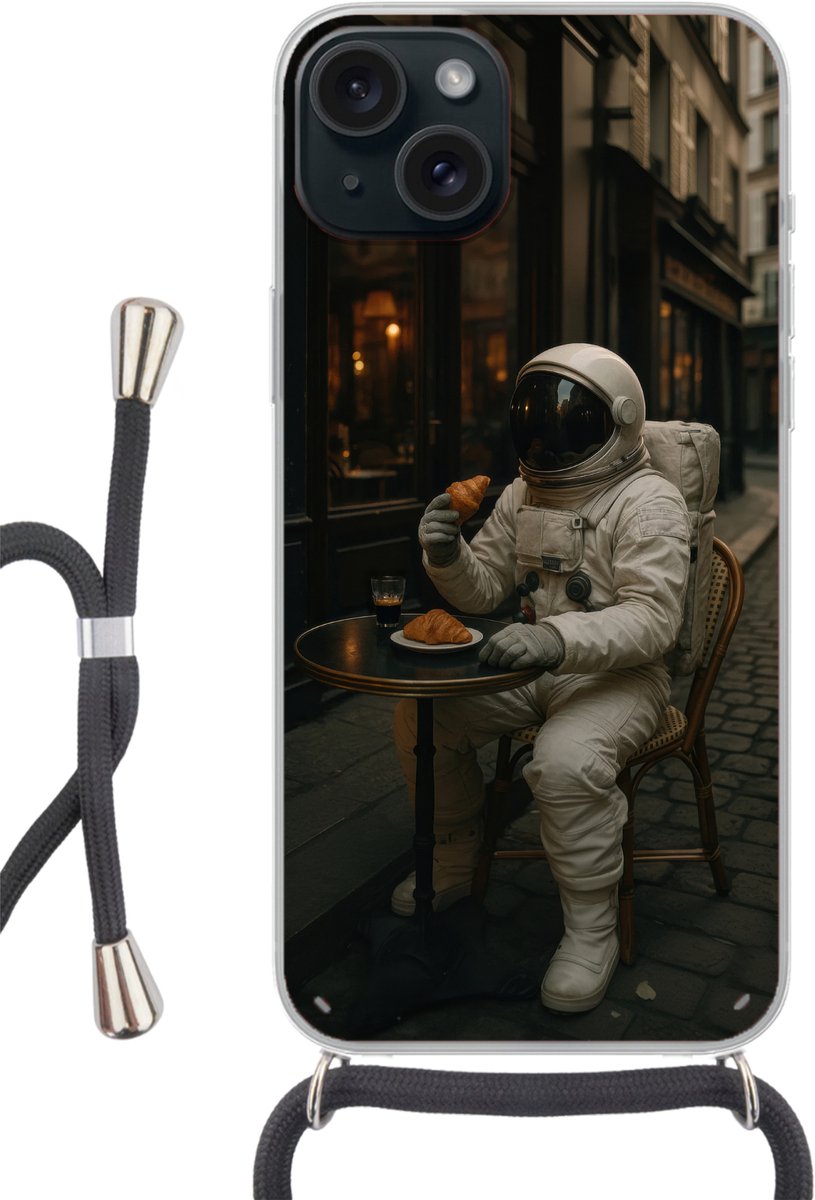 Café - Croissant - Koffie - Astronaut