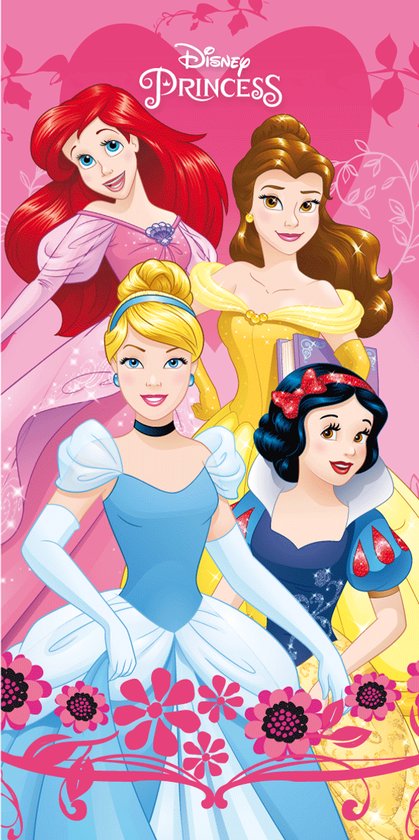 Disney Princess Strandlaken - 70 x 140 cm - Roze