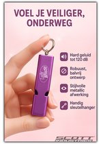 Sifflet d'urgence Lady Whistle™ pour femmes | 120 dB | Porte-clés
