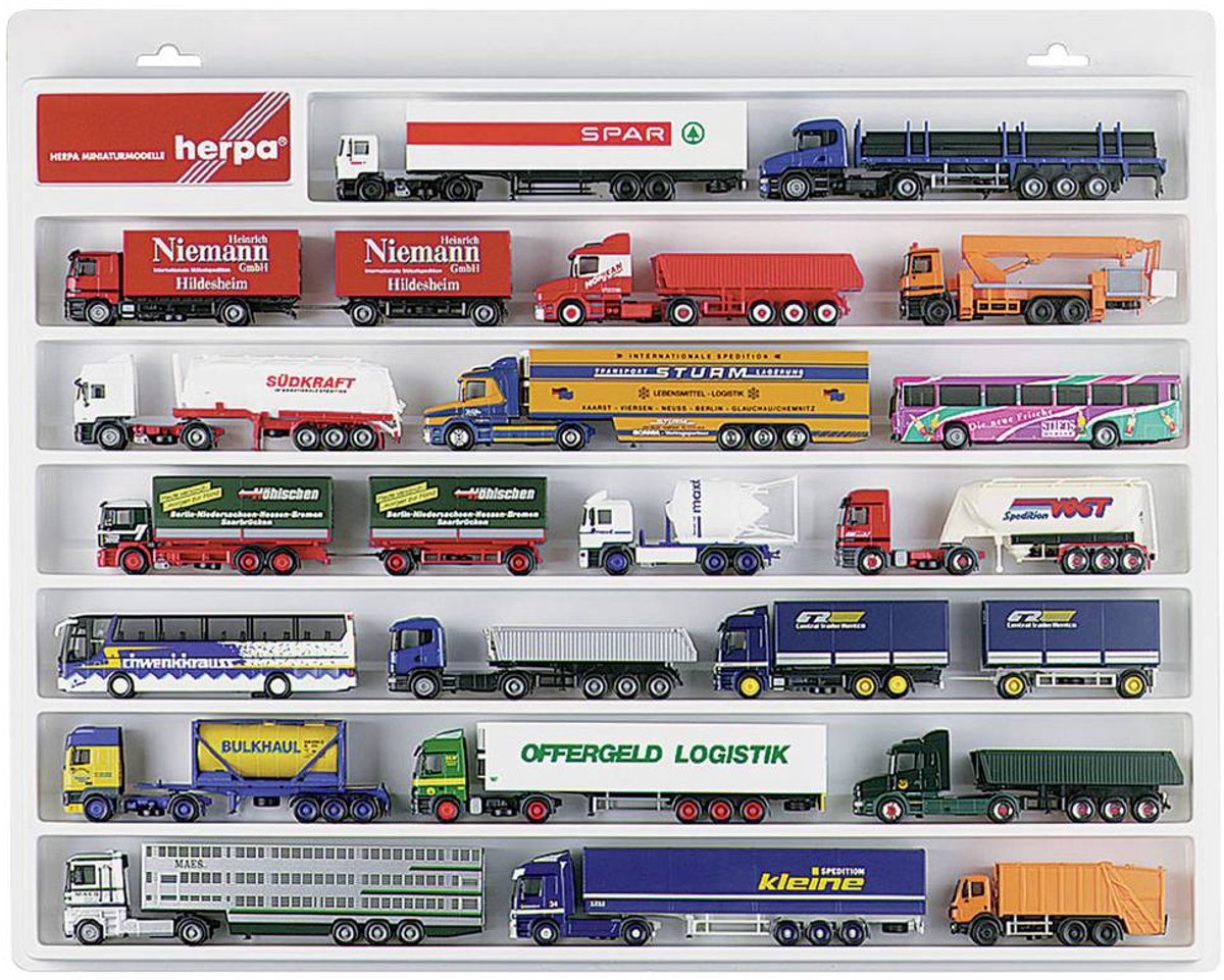 Herpa 029216 H0 Vitrinekast Kunststof 570 mm x 450 mm x 35 mm