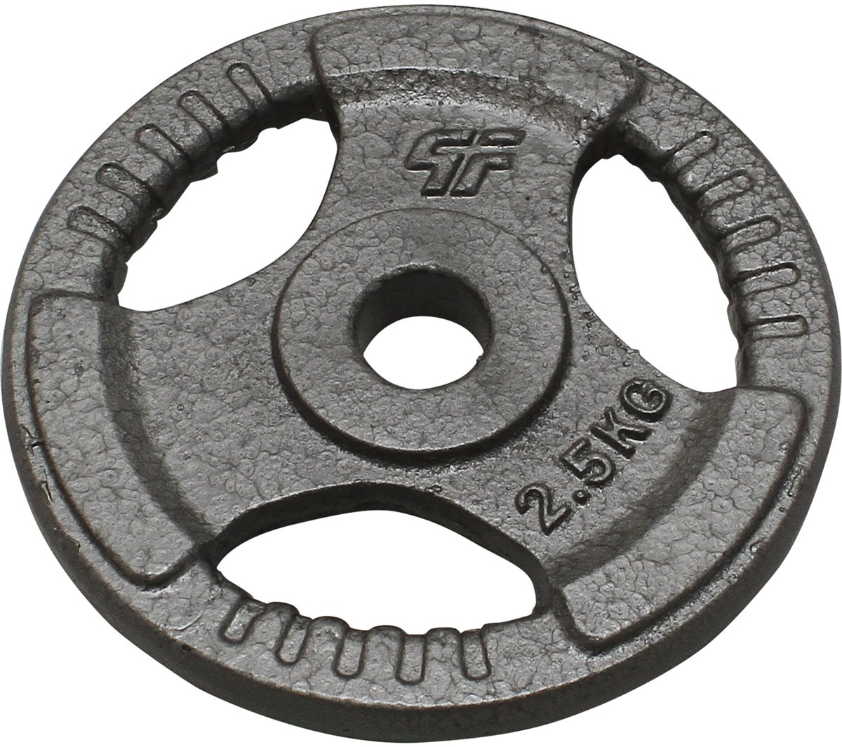 Gietijzeren Halterplaat 2,5kg - Stuurwiel Design voor Fitness