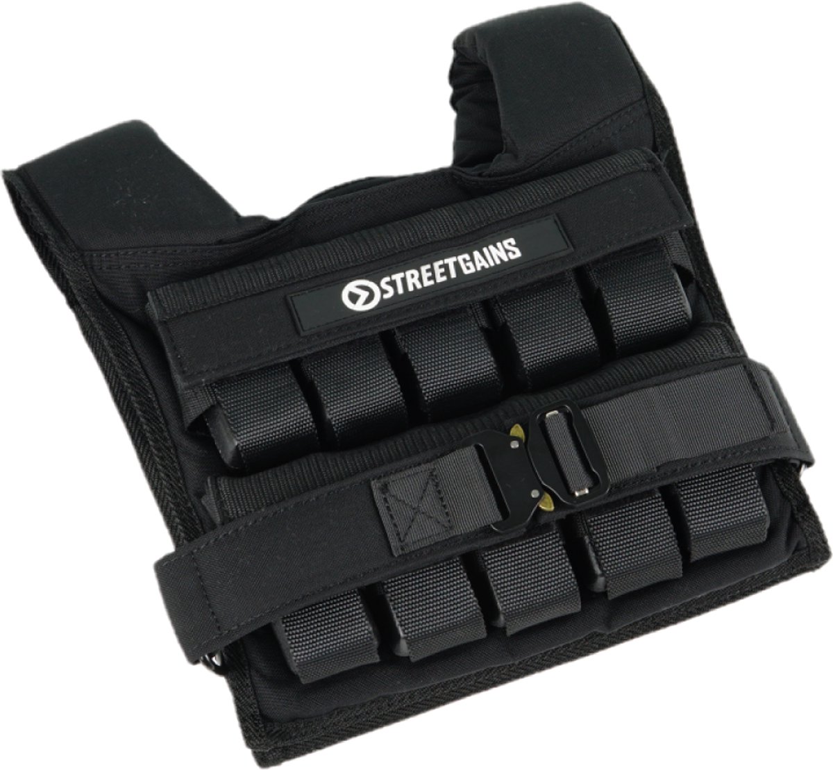 Gewichtsvest 20KG Zwart | StreetGains®