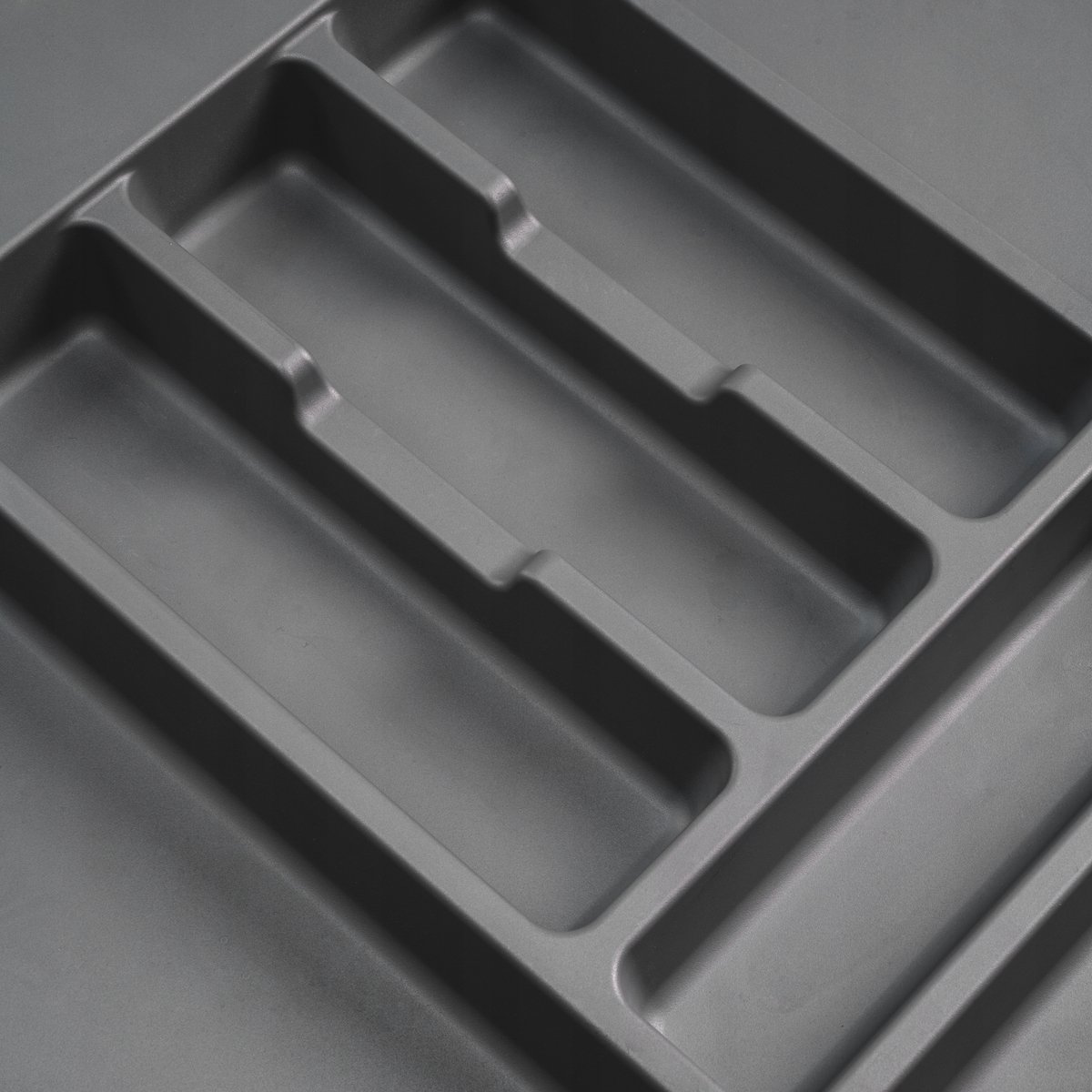 Emuca Lade-inzet Organizer Bestek 80cm - Antraciet