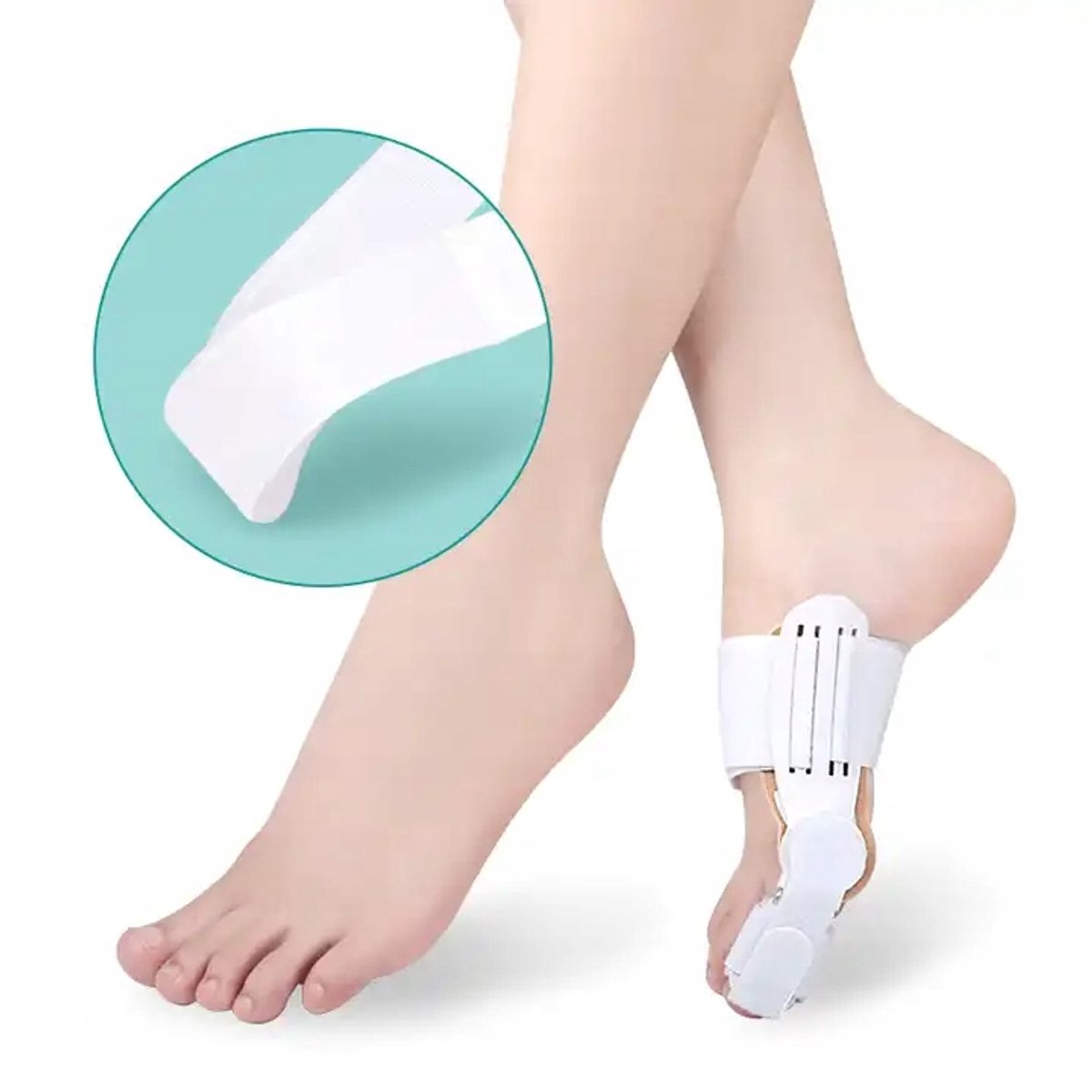 Dynamische Hallux Corrector met Verstelbare Hoek en Klittenband
