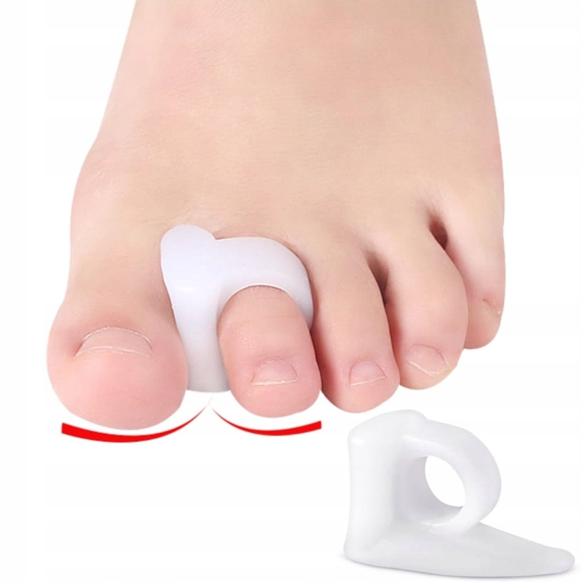Gel Kussentjes met Ring voor Hamertenen en Hallux Valgus