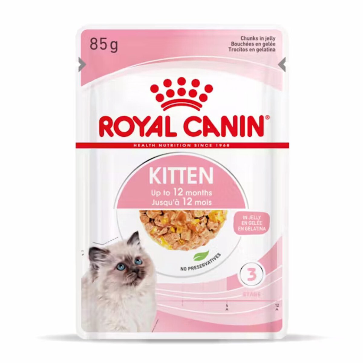 Royal Canin Royal Canin - Kitten Jelly Kattenvoer Nat - 48 x 85 gr