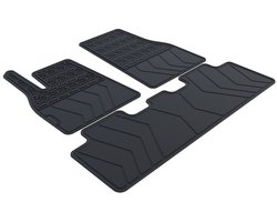 Rubber Automatten geschikt voor Tesla Model Y - Bouwjaar: 2025-heden - Originele pasvorm - 3-delig - Uitvoering: Juniper