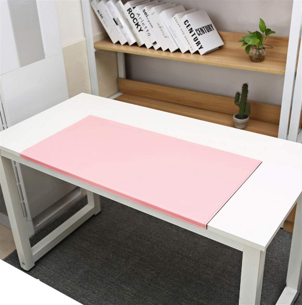 Extra Grote Bureauonderlegger met Randbescherming - Waterdicht & Antislip PU Leer Bureaumat