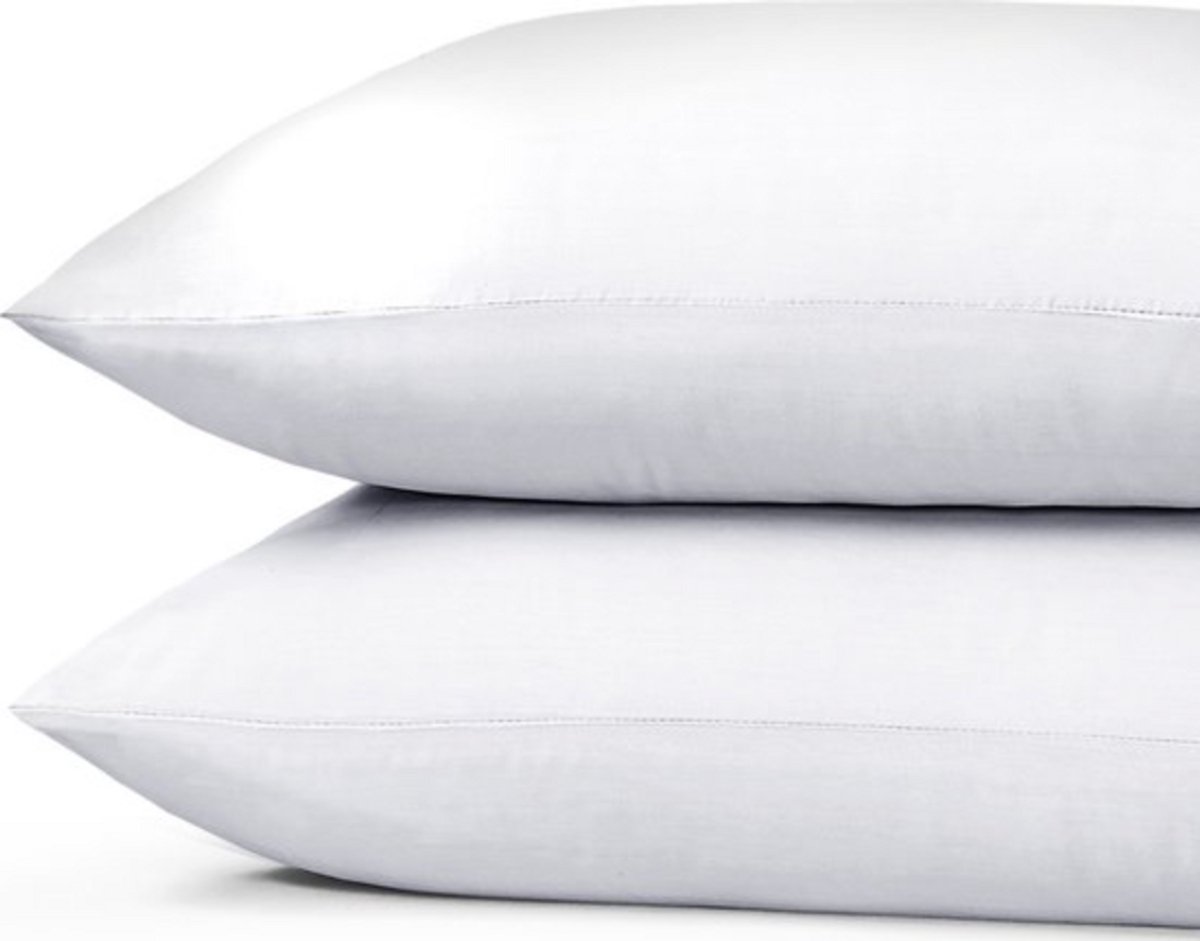Cozy Covers 100% Katoen - Kussenslopen - Set van 2 - 60x70 cm - Wit