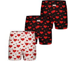 Heren Boxershorts met Grappige Prints van 100% Katoen